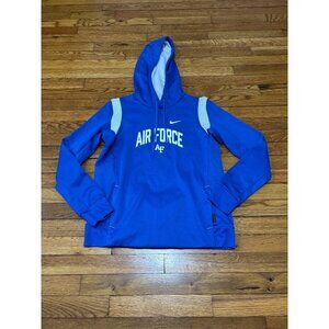 Nike On Field Air Force University Falcons Hoodie Sweatshirt Mens Sz Small Blue